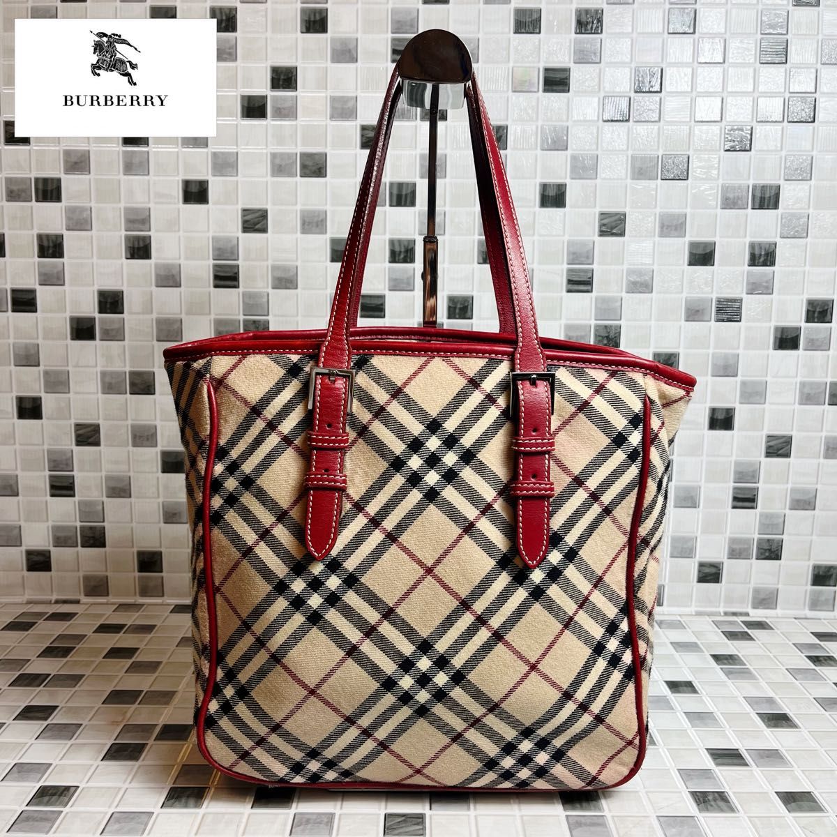 BURBERRY バーバリーブルーレーベル トートバッグ|PayPayフリマ