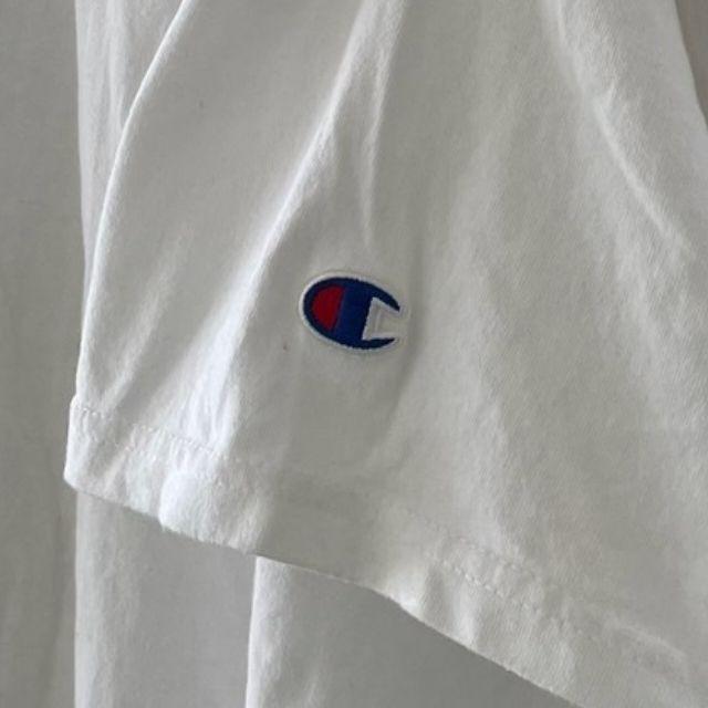 チャンピオン　Champion　メンズ　半袖Tシャツ　白XL　大きめ　ロゴ　紳士_画像8