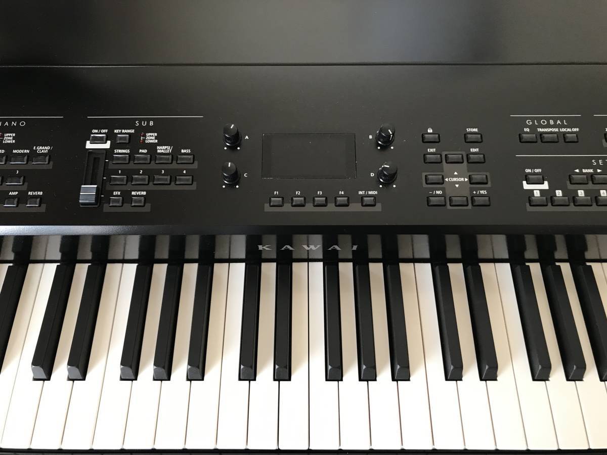 KAWAI MP11SE(2018年製、未使用級)付属品全揃い 最高級ステージピアノ 木製鍵盤 三本ペダル/電子ピアノ河合ヤマハYAMAHAローランドRoland_画像3