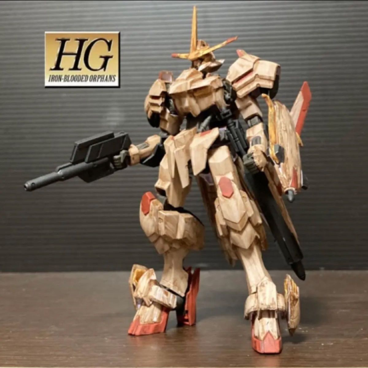 ukガンプラ完成品ジャンク 機動戦士ガンダム 鉄血のオルフェンズ ウルズハント HG 1/144 ガンダム 端白星