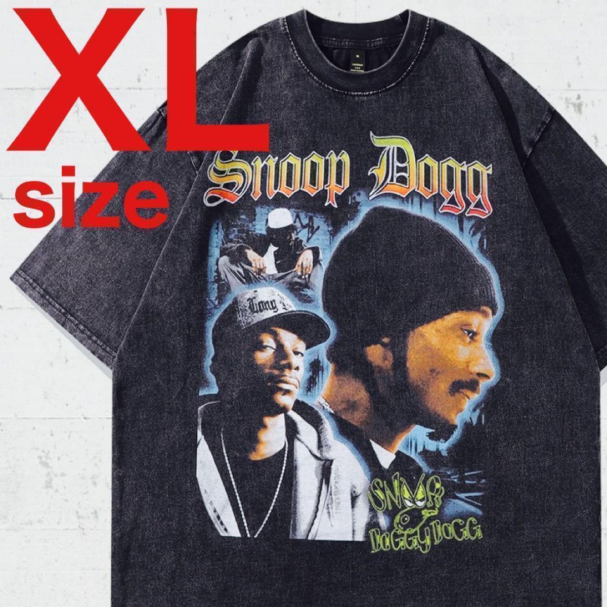 激レア】スヌープドッグ Snoop Dogg ラップ Tシャツ XL ブラック