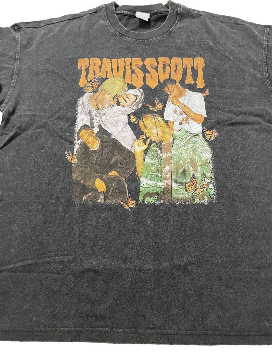 TRAVIS SCOTT トラヴィススコット ロンT RAP 長袖 Tシャツ TRAVIS SCOTT トラヴィススコット ロンT RAP 長袖 Tシャツ