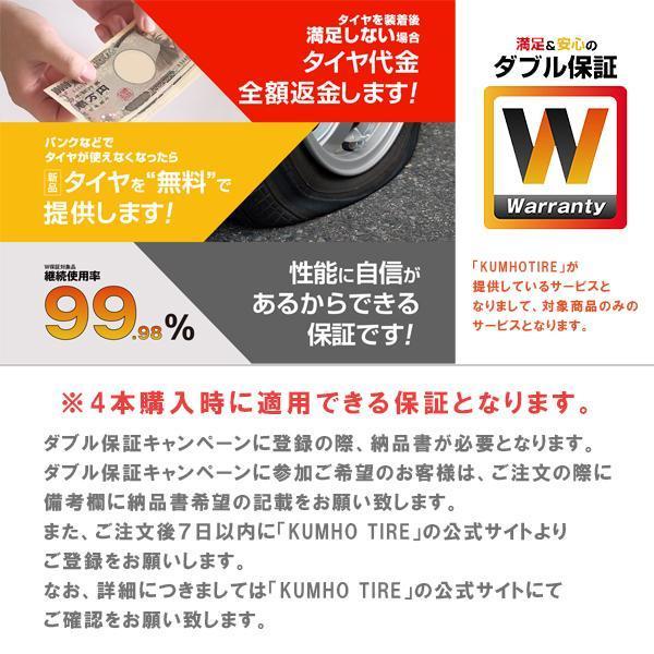 2本セット 195/65R15 2023年製 新品スタッドレスタイヤ KUMHO WINTERCRAFT ice Wi61 送料無料 クムホ 195/65/15_画像4