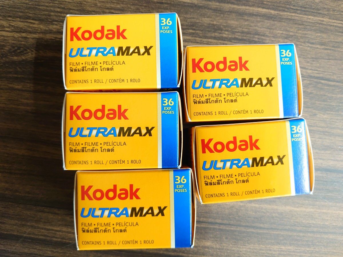 Kodak ULTRA MAX ウルトラマックス400 135 36枚撮り　5本セット