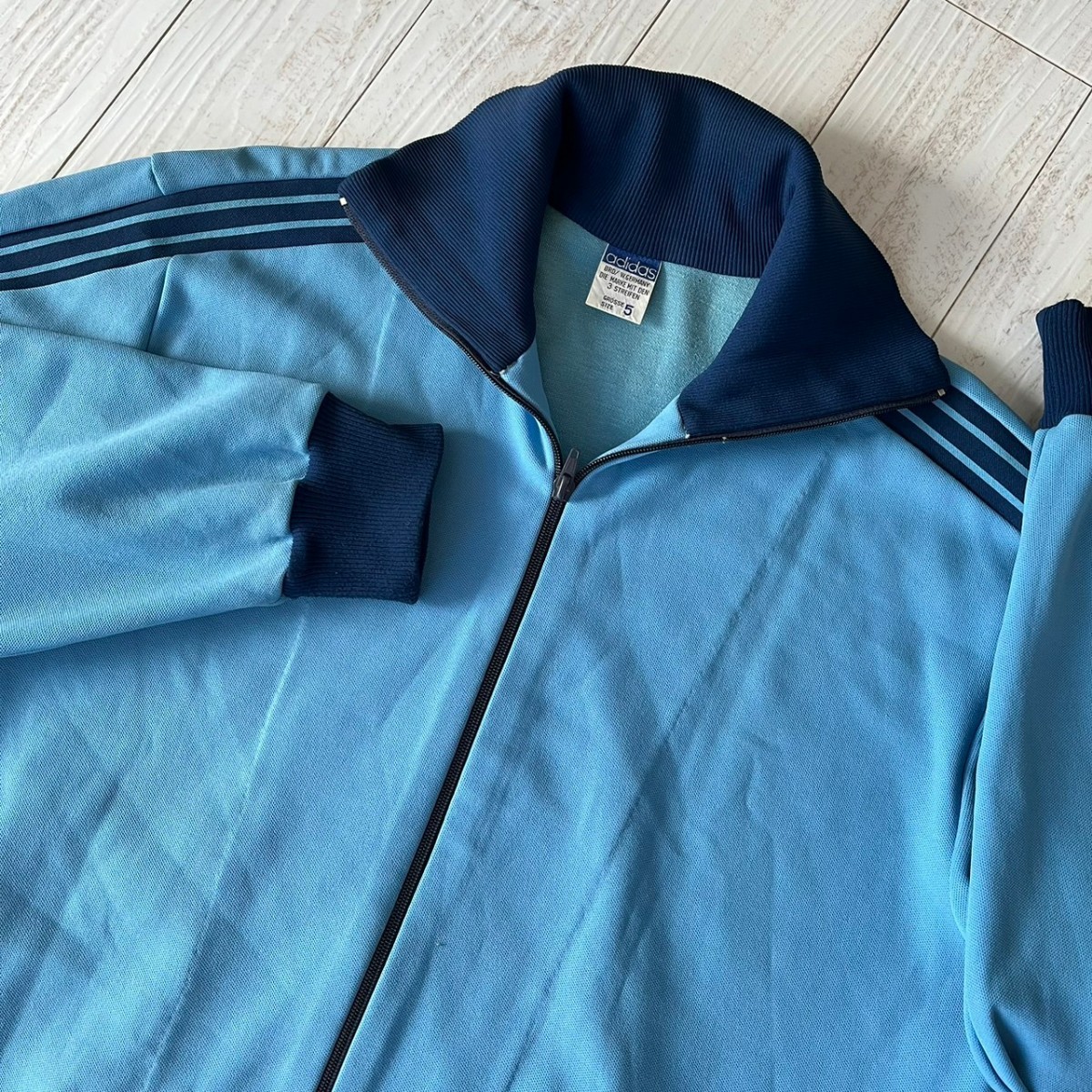 5号 L Vintage 70s 80s ビンテージ デサント adidas アディダス