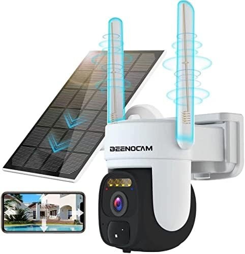 【新品送料無料】BEENOCAM 防犯カメラ ワイヤレス 屋外 ソーラー 自動追跡 監視カメラ 15000mAh大容量 知能暗視機能 長時間稼働