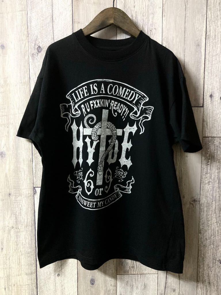 ■送料込み即決■ HYDE LIVE 2023 LIFE IS A COMEDY 6or9 Tシャツ Lサイズ ブラック /  L'Arc~en~Ciel THE LAST ROCKSTARS