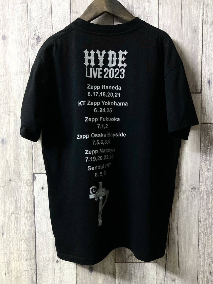 ■送料込み即決■ HYDE LIVE 2023 LIFE IS A COMEDY 6or9 Tシャツ Lサイズ ブラック /  L'Arc~en~Ciel THE LAST ROCKSTARS