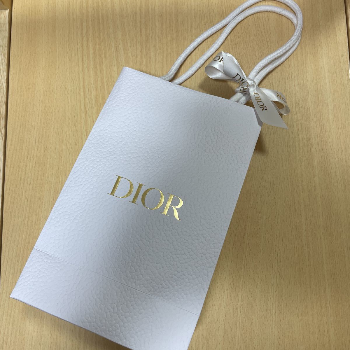 Dior ディオール ショップ袋 紙袋 クリスチャンディオール リボン　美品　②_画像1