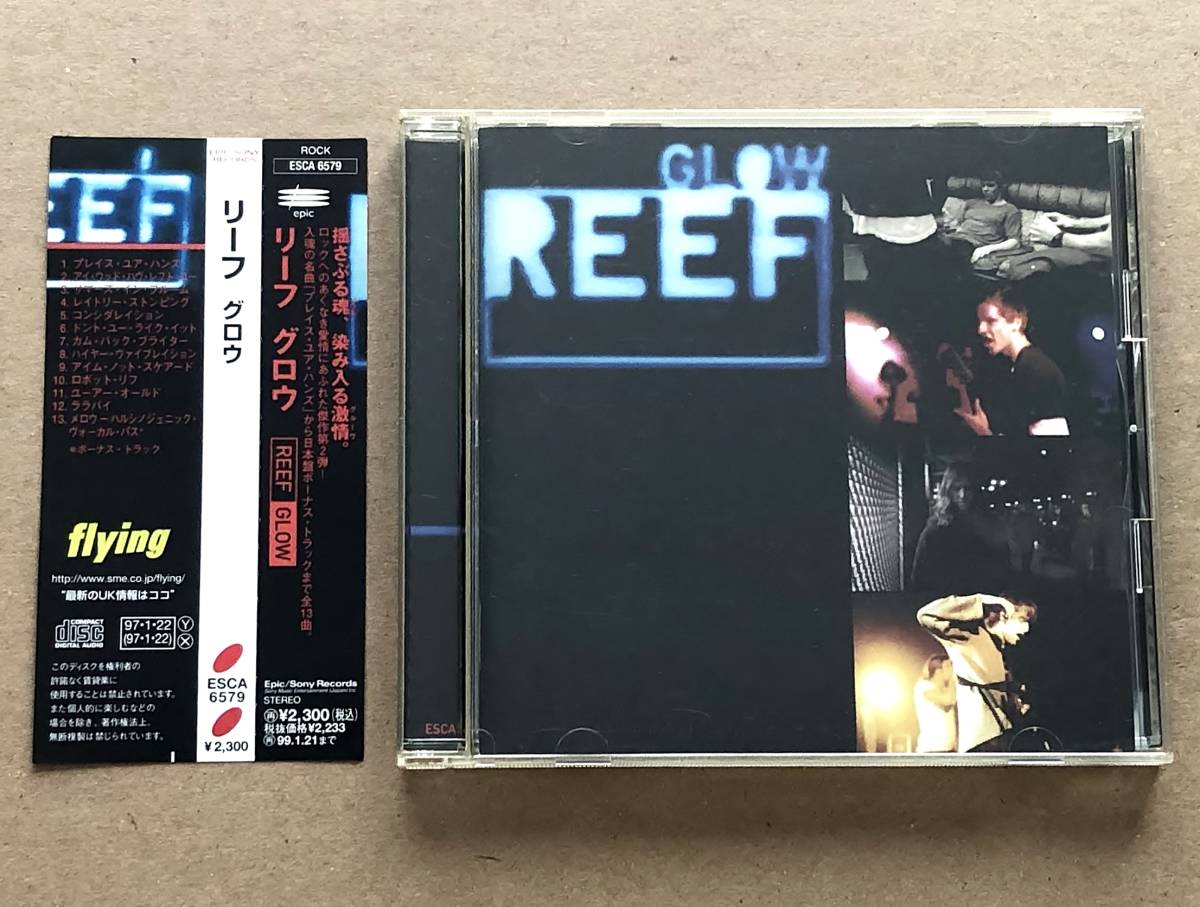 [CD] REEF / GLOW 国内盤 帯付 ボーナス・トラックあり　リーフ　グロウ_画像1