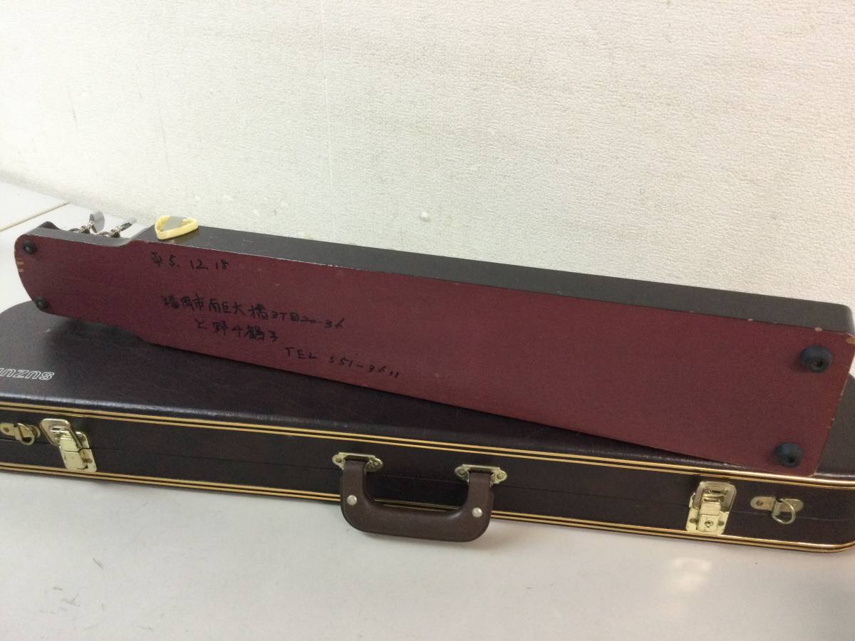  koto .. Taisho koto maple traditional Japanese musical instrument stringed instruments /SUZUKI hard case attaching 