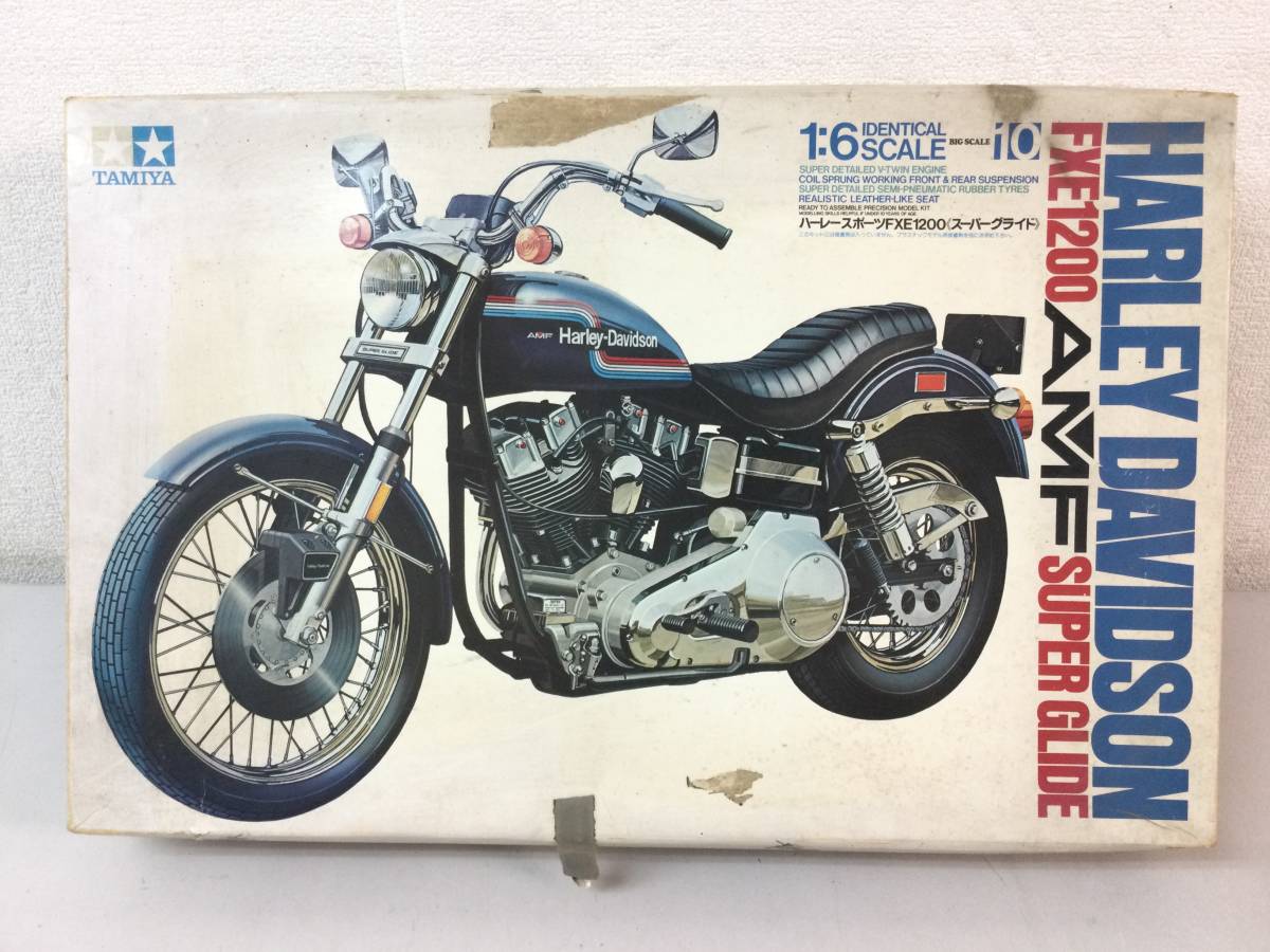  Tamiya 1/6 Harley Davidson FXE 1200 super g ride Tamiya model small deer 