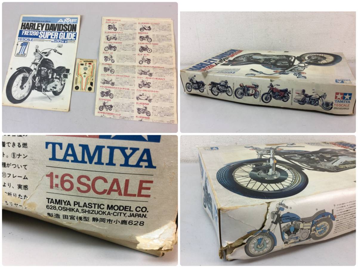  Tamiya 1/6 Harley Davidson FXE 1200 super g ride Tamiya model small deer 