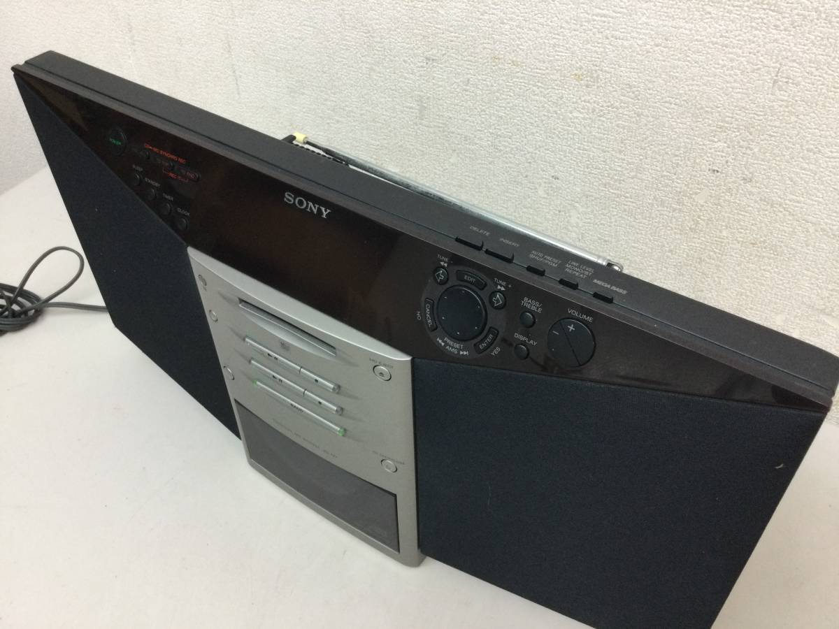 SONY ソニー MDIO パーソナルMDシステム ZS-M7 CD MD ラジオ ラジカセ_画像6