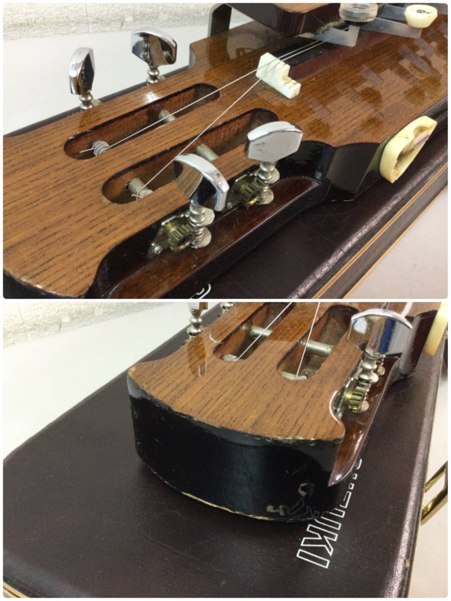  koto .. Taisho koto maple traditional Japanese musical instrument stringed instruments /SUZUKI hard case attaching 