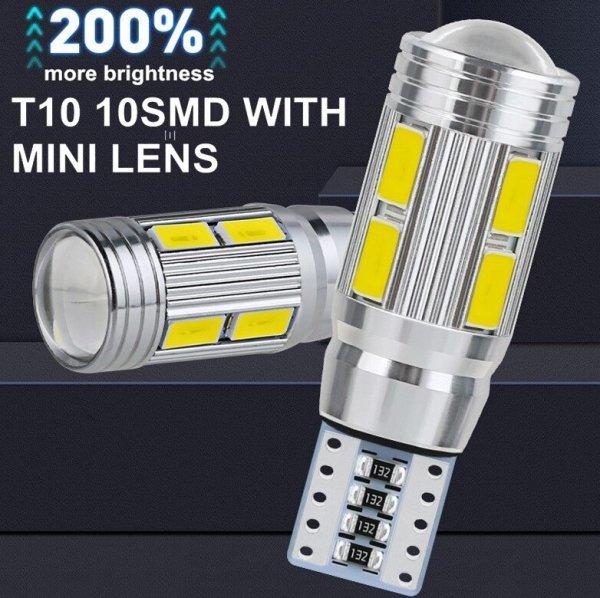 E12 ノート NISMO S 超爆光! T10 LED ルームランプ バックランプ ポジション球 ナンバー灯 8個セット 日産 /57/10/6_画像5