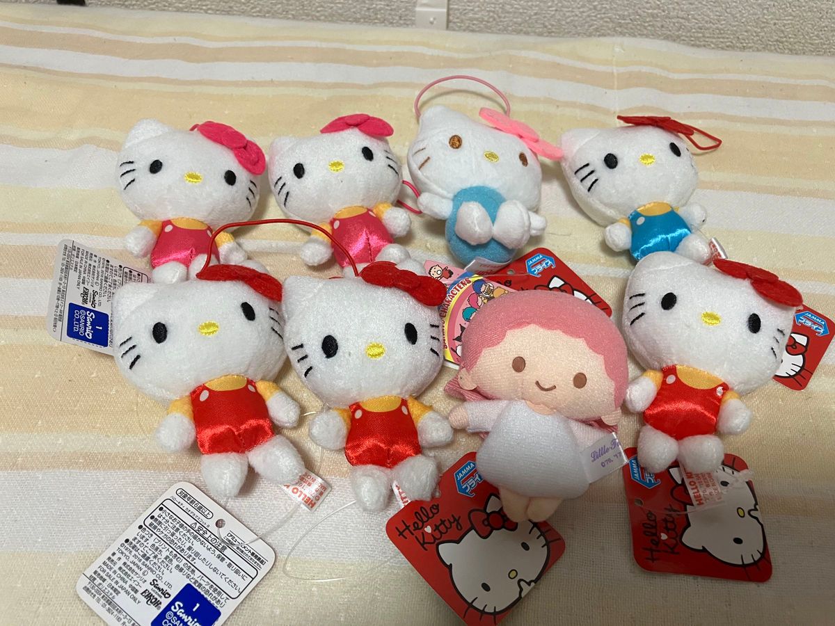 100%本物 ぬいぐるみ ハローキティ サンリオ セット KITTY HELLO キティ ハローキティ