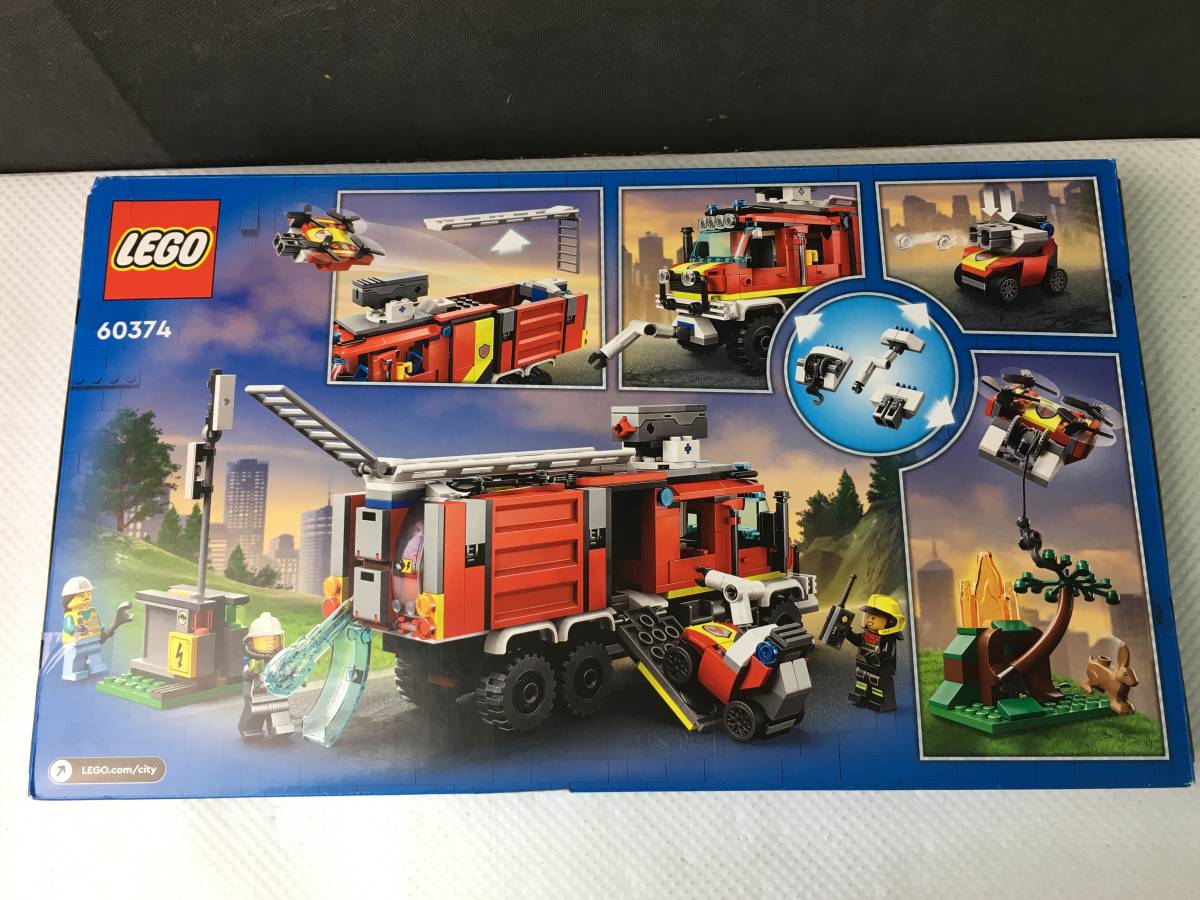 ovM476 送料無料 未開封 LEGO CITY 消防指令トラック 60374 レゴシティ