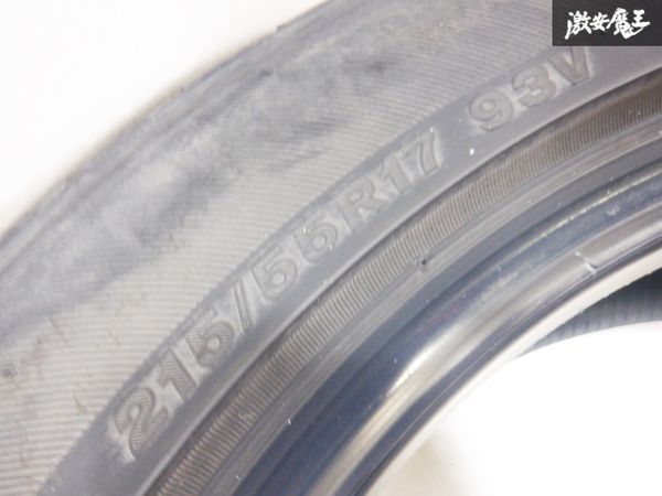 売り切り！！ BRIDGESTONE ブリヂストン REGNO GR-9000 215/55R17 93V 2009年製 タイヤ 単体 2本 オデッセイ エスティマ カムリ 等 棚36A_画像7