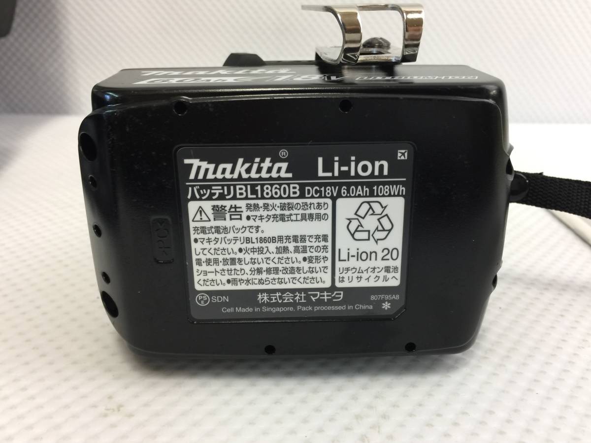 slM132 送料無料 美品 マキタ充電式インパクトドライバ ブラック TD173DRGXB_画像7