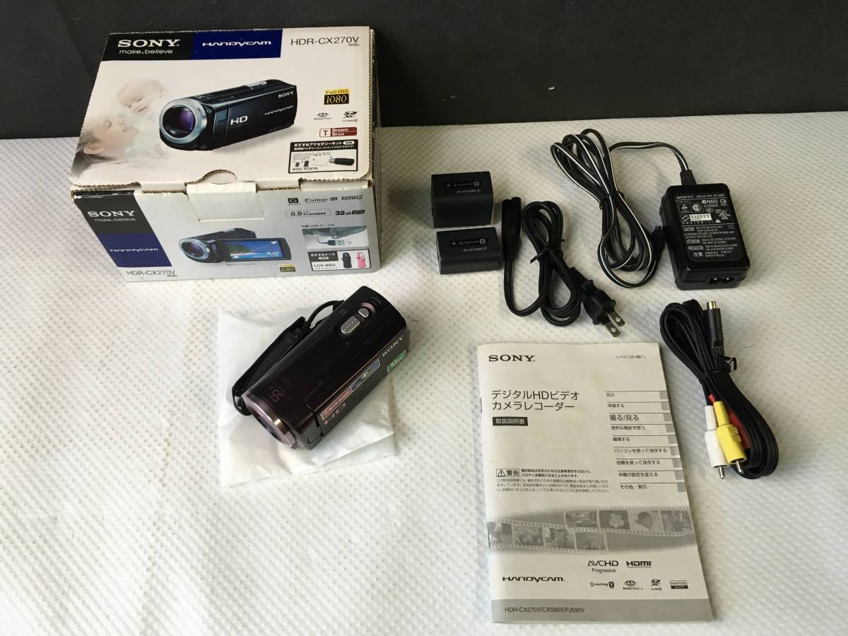 ヤフオク! - sfM154 送料無料 SONY デジタルHDビデオカメラ...