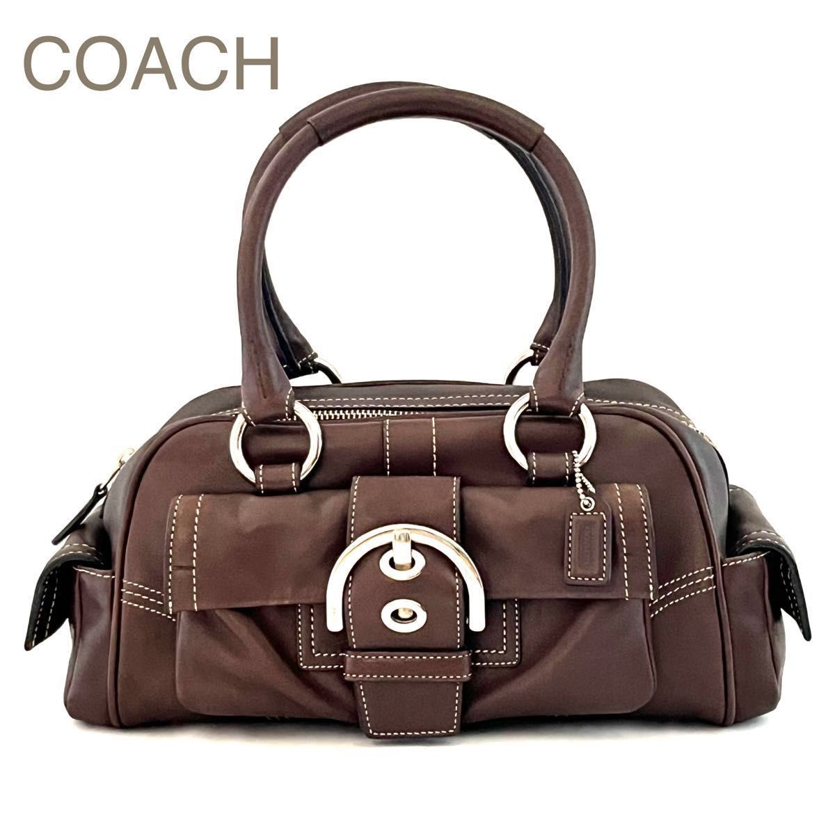 COACH コーチ ミニボストンバッグ ソーホー サッチェル レザー COACH コーチ ミニボストンバッグ ソーホー サッチェル レザー