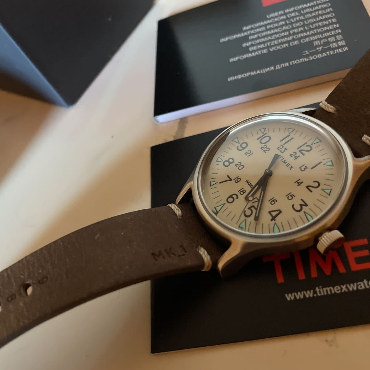 新品未使用品 TIMEX タイメックス MK1 スチール 40㎜ケース 定価18700円_画像6