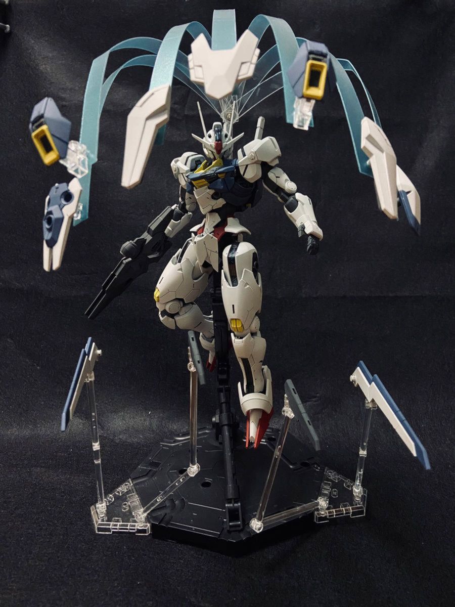 1/100 フルメカニクス ガンダム エアリアル 塗装済み 完成品 パー