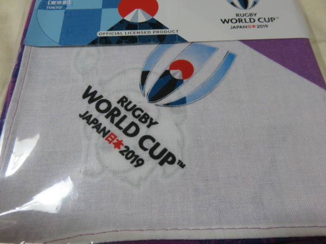RUGBY ラグビー WORLD CUP ワールドカップ JAPAN 日本 Match Venues Bandana 試合会場 バンダナ オフィシャル 公式 東京都 未開封 未使用 4_画像4