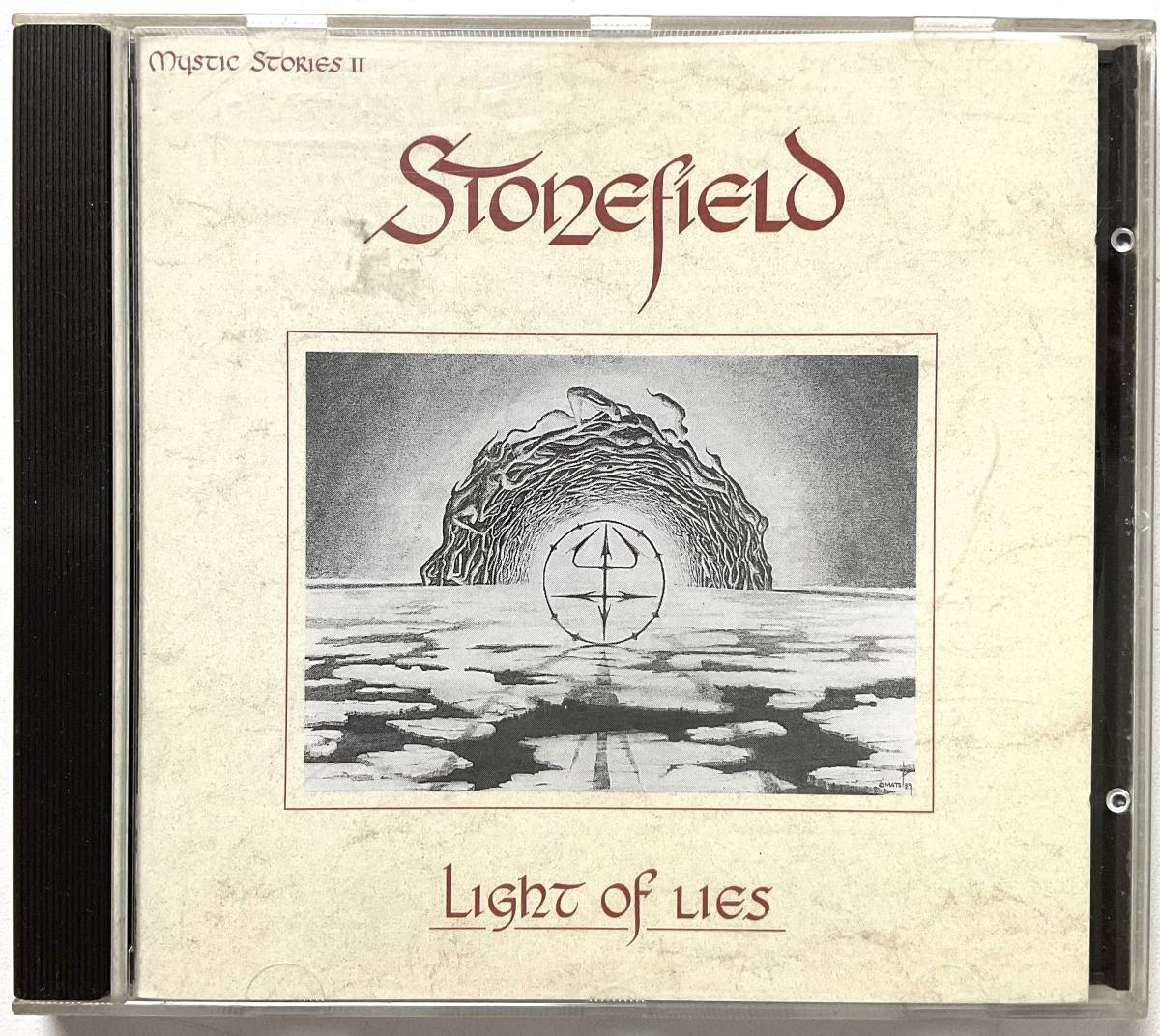 CD レア盤 入手困難 STONEFIELD Light of Lies 1990 MEGA RARE ORIGINAL 1st PRIVATE PRESSING ストーンフィールド METAL_画像1