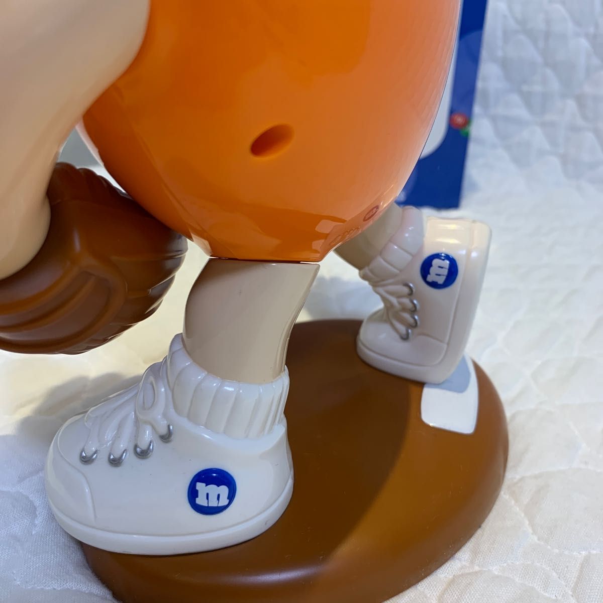 エムアンドエムズ　ディスペンサー　人形　野球　M&M’s スポーツ　フィギュア　未使用　オレンジ　チョコ　キャラクター