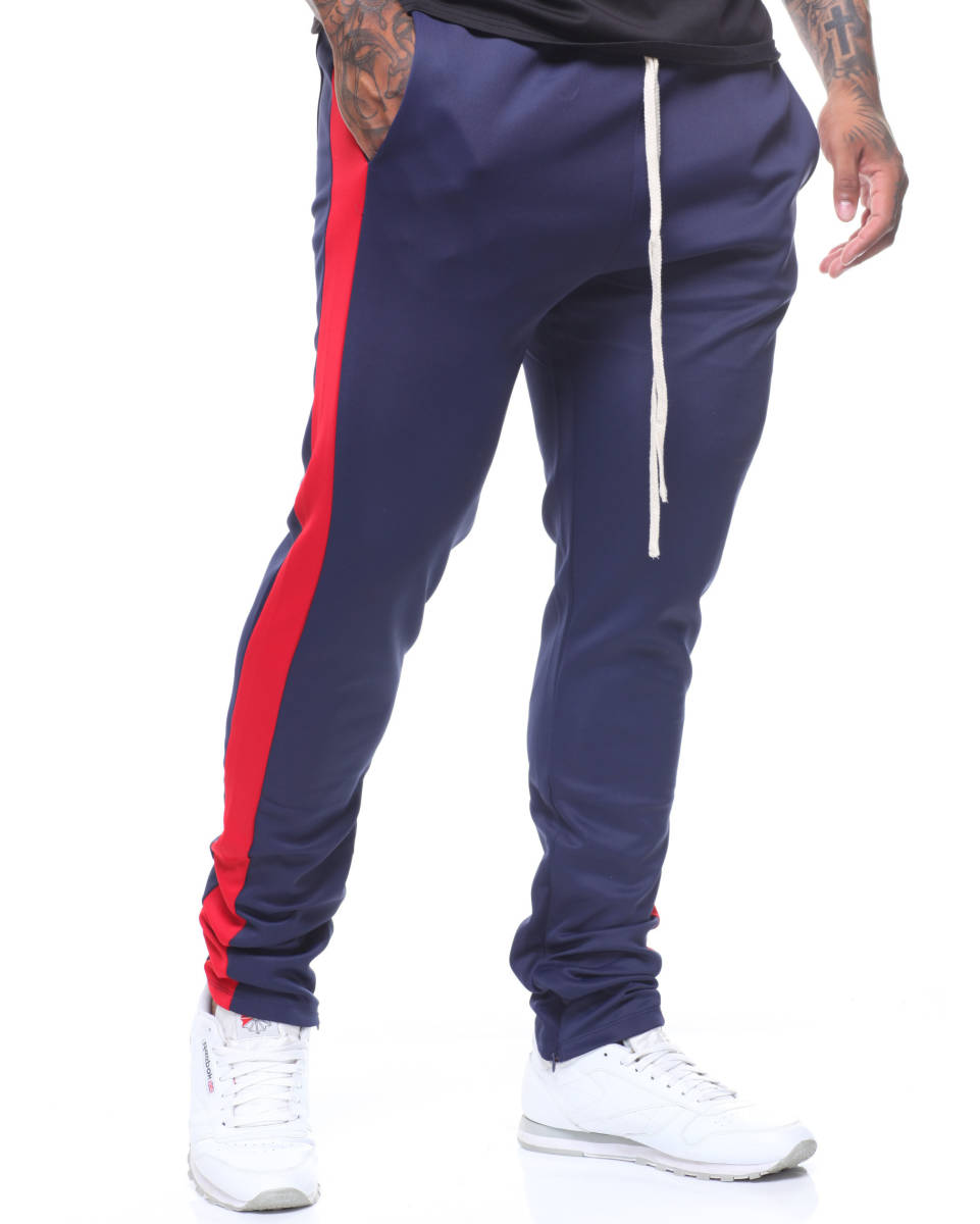 20-60代 人気ファッションブランド USA正規品 【M】 迷彩 トラックパンツ RoyalBlue ロイヤルブルー その他
