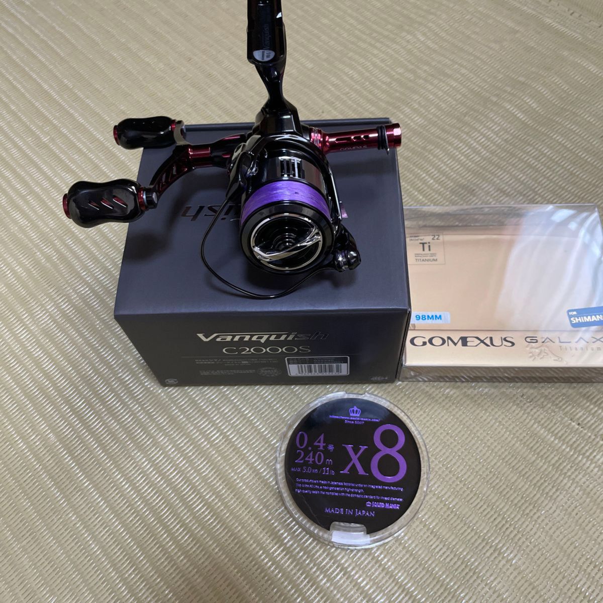 シマノ 23ヴァンキッシュC2000Sゴメクサスカスタム美品 シマノ 23ヴァンキッシュC2000Sゴメクサスカスタム美品