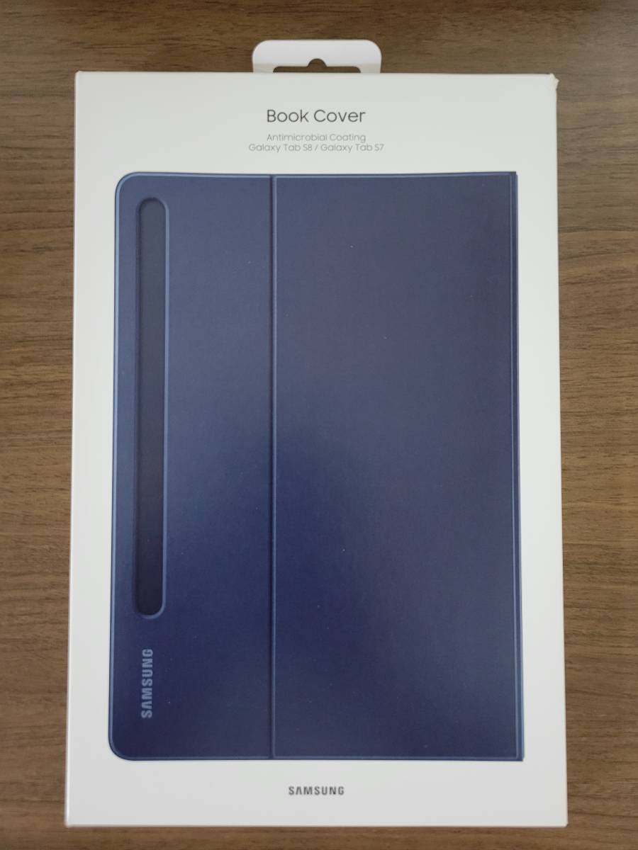 【未使用未開封】SAMSUNG サムスン Galaxy tab S7/S8 Book Cover EF-BT630PNEGEU [1]_画像1