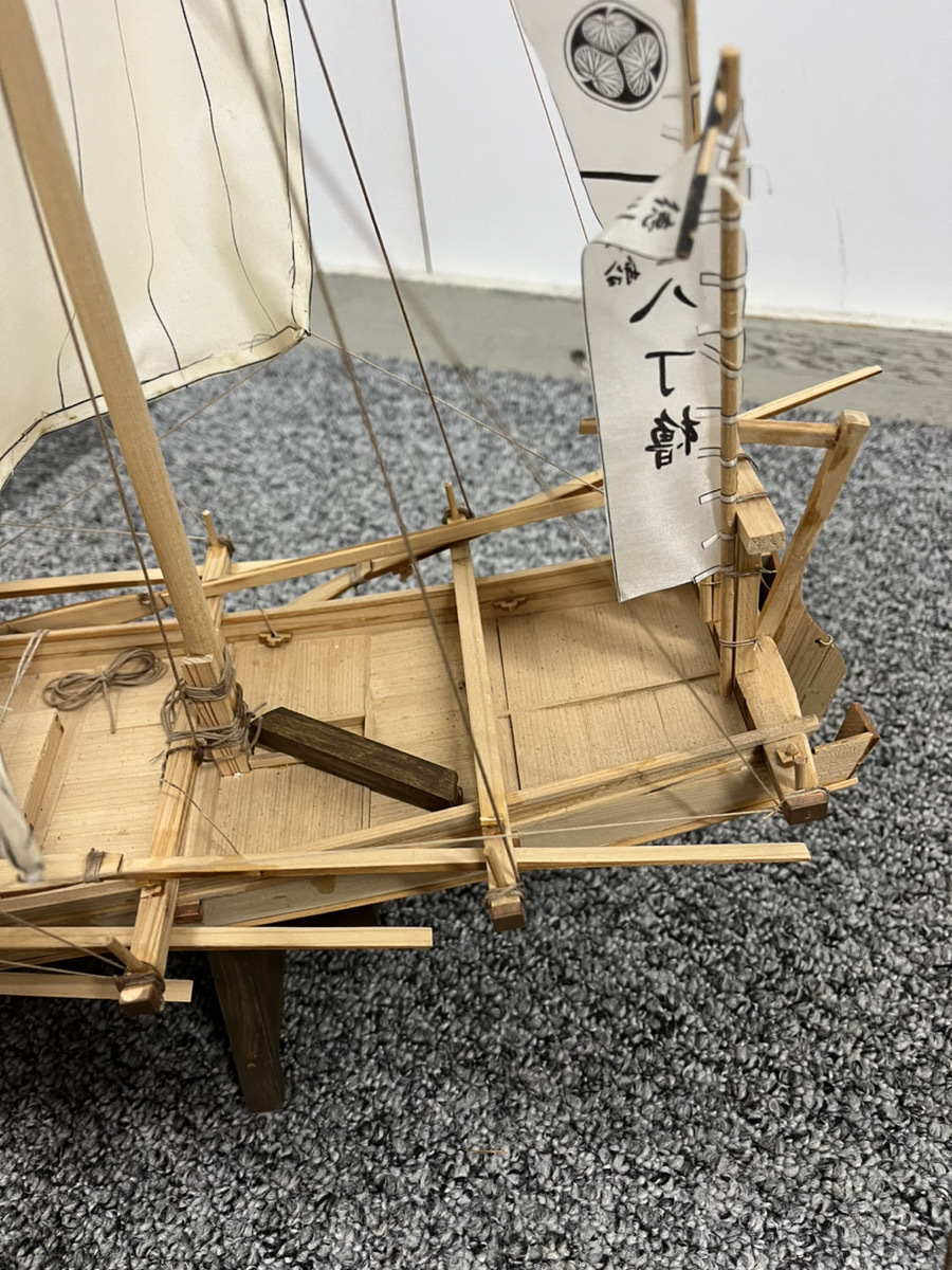  wooden japanese boat *1/24. number .( virtue river army boat ) final product receipt limitation (pick up) 