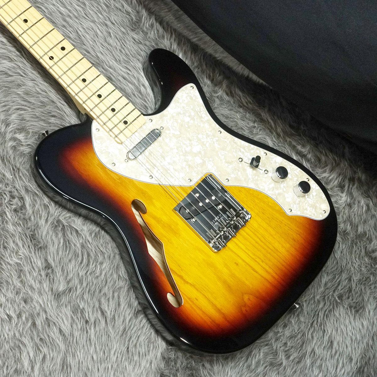 テレキャスター Fender FSR Made In Japan Traditional 60s Telecaster Thinline MN 3-Color Sunburst