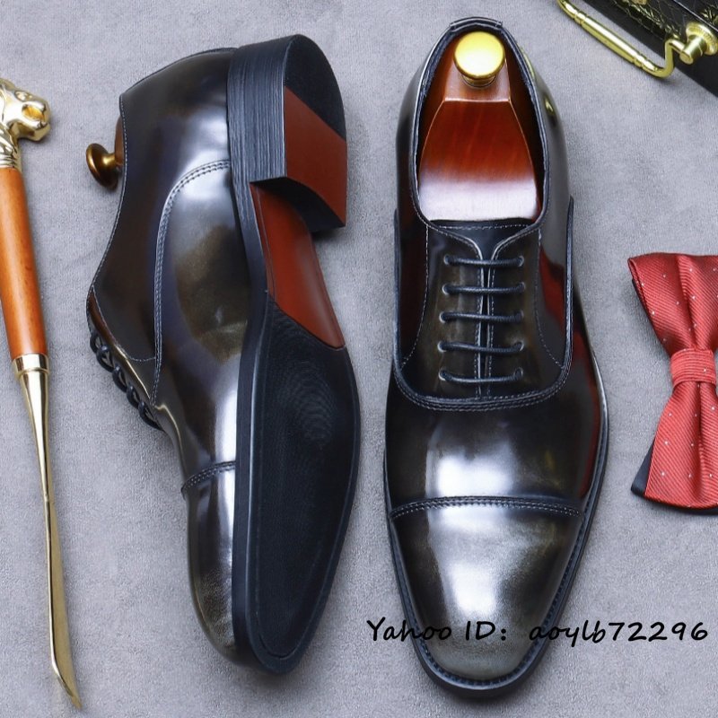 高評価の贈り物 フォーマル 上質牛革 革靴 紳士靴 彫り 職人手作り 本