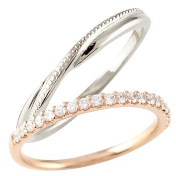 正規販売店】 ペア 結婚指輪リング マリッジリング ホワイトゴールド