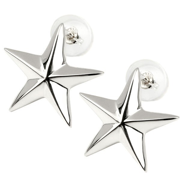  earrings men's platinum platinum earrings star earrings pair metal simple Star platinum 900 pt900 stud earrings for man popular 