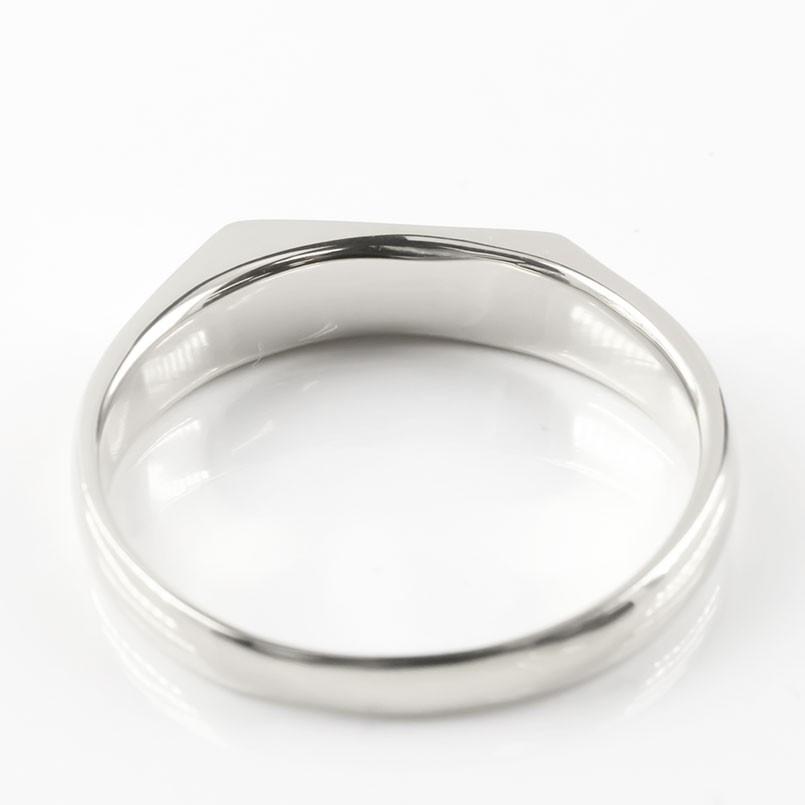 シルバー ペアリング 2本セット 結婚指輪 印台 ダイヤモンド 指輪 ペア sv925 マリッジリング レディース メンズ 女性 男性 シンプル_画像5