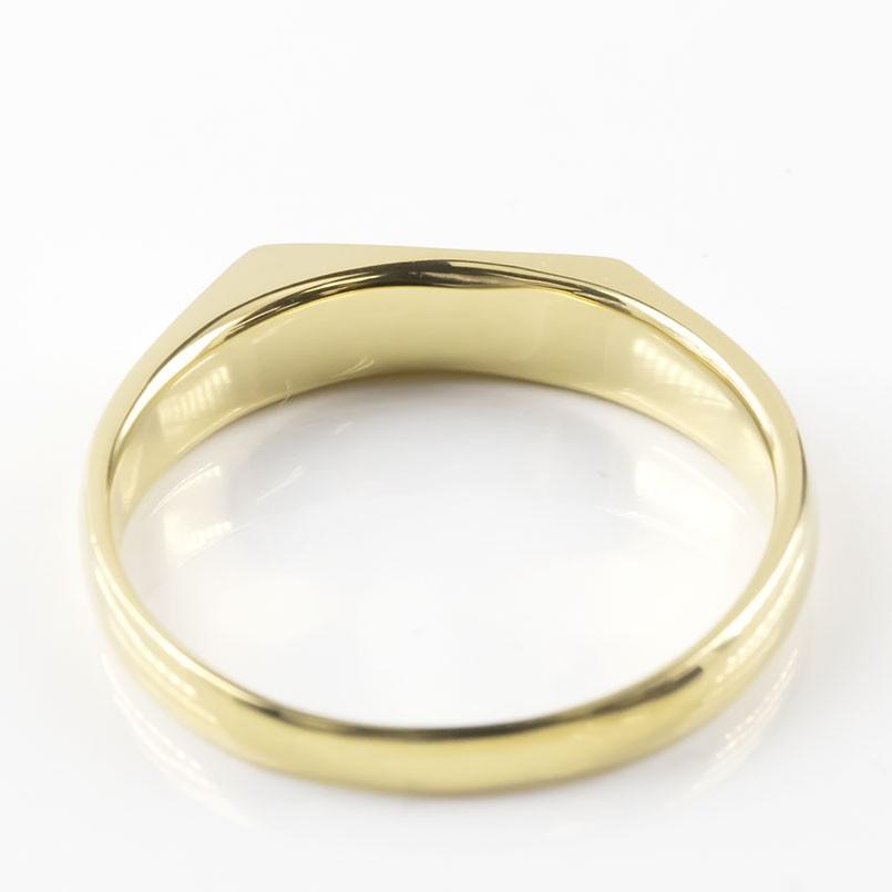 国内初の直営店 結婚指輪 2本セット ペアリング ゴールド 印台 メンズ