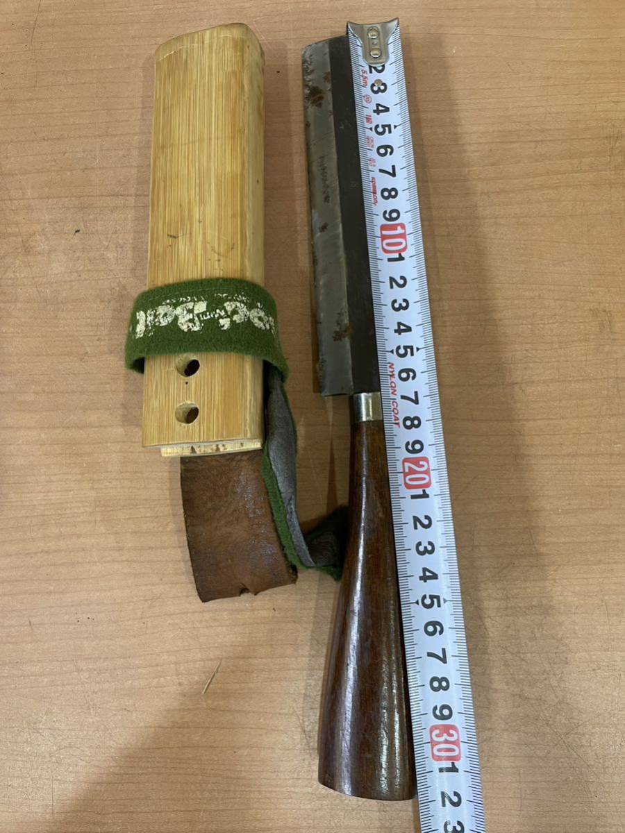 RM5675 length .. tree pattern Takewari hatchet 165mm Takewari 0929