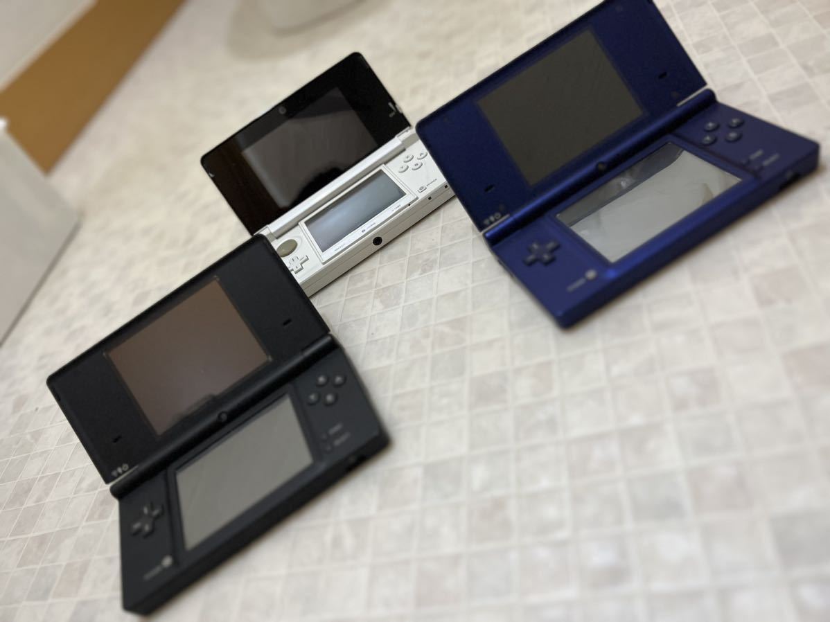 1円スタート】ニンテンドー3DS DSi 起動確認済み 3台セット 本体