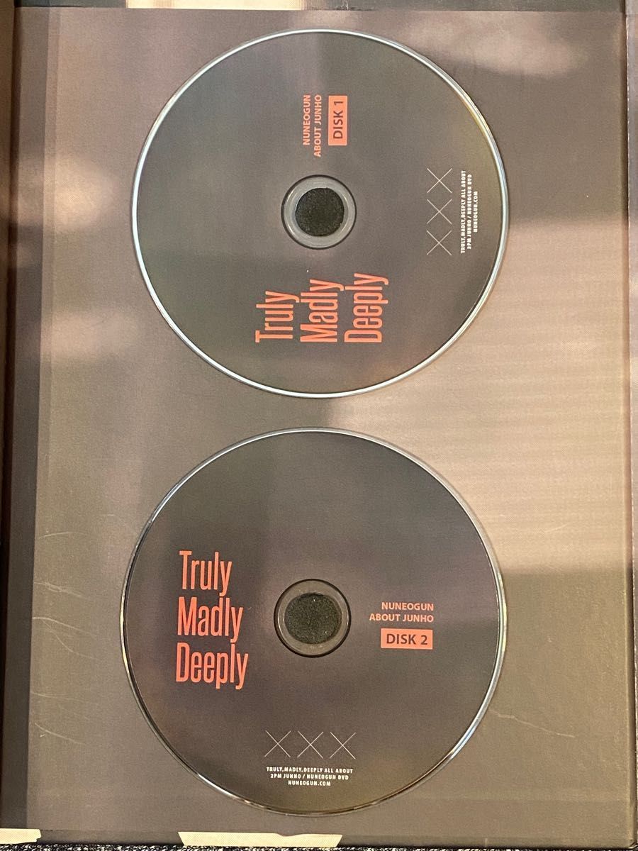 2PM JUNHO ファンサイト　マスター様作成DVD&フォトブック『Truly Madly Deeply』