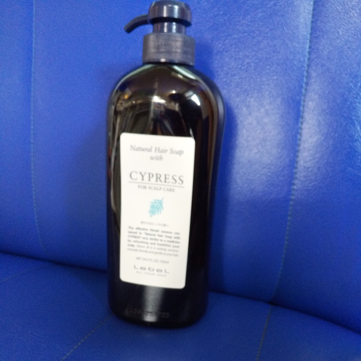 ru bell natural hair soap with CYd pump 720ml×1 piece 