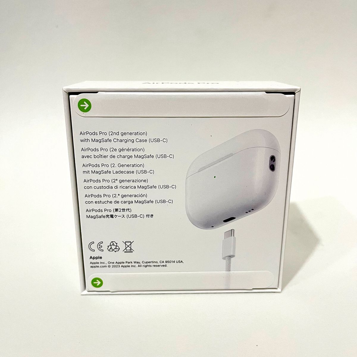 Apple MagSafe充電ケース（USB-C）付きAirPods Pro（第2世代）MTJV3J/A 新品 未開封