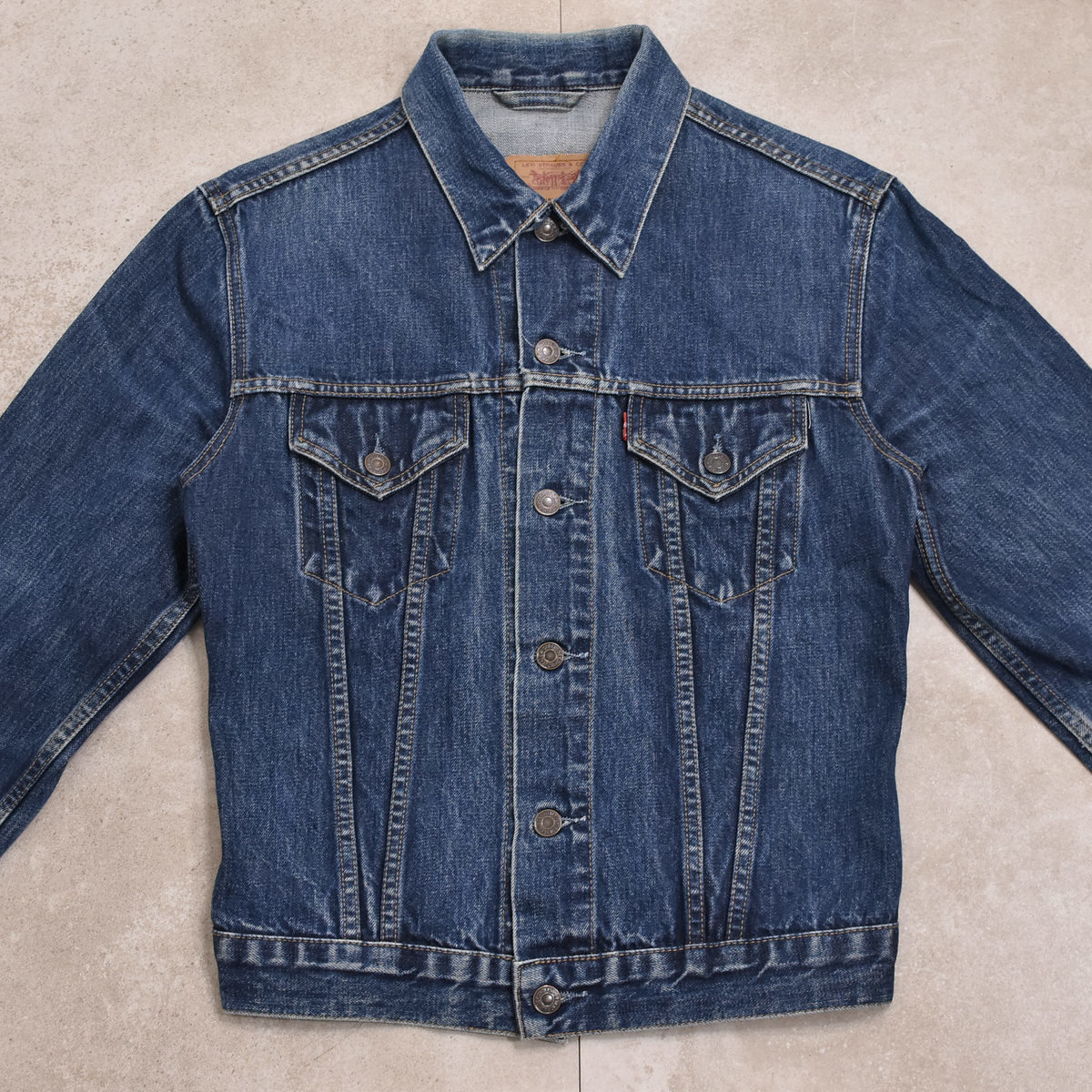 90s Eur Levi's 70590 ユーロリーバイス デニム トラッカージャケット Gジャン ヴィンテージ デニムジャケット_画像3