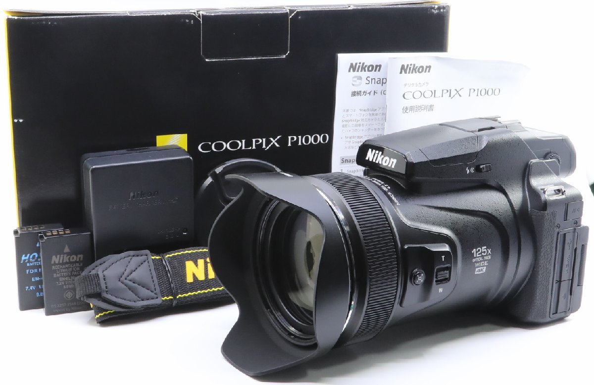 正規通販】 ＜良品＞ Nikon デジタルカメラ COOLPIX P1000 ブラック