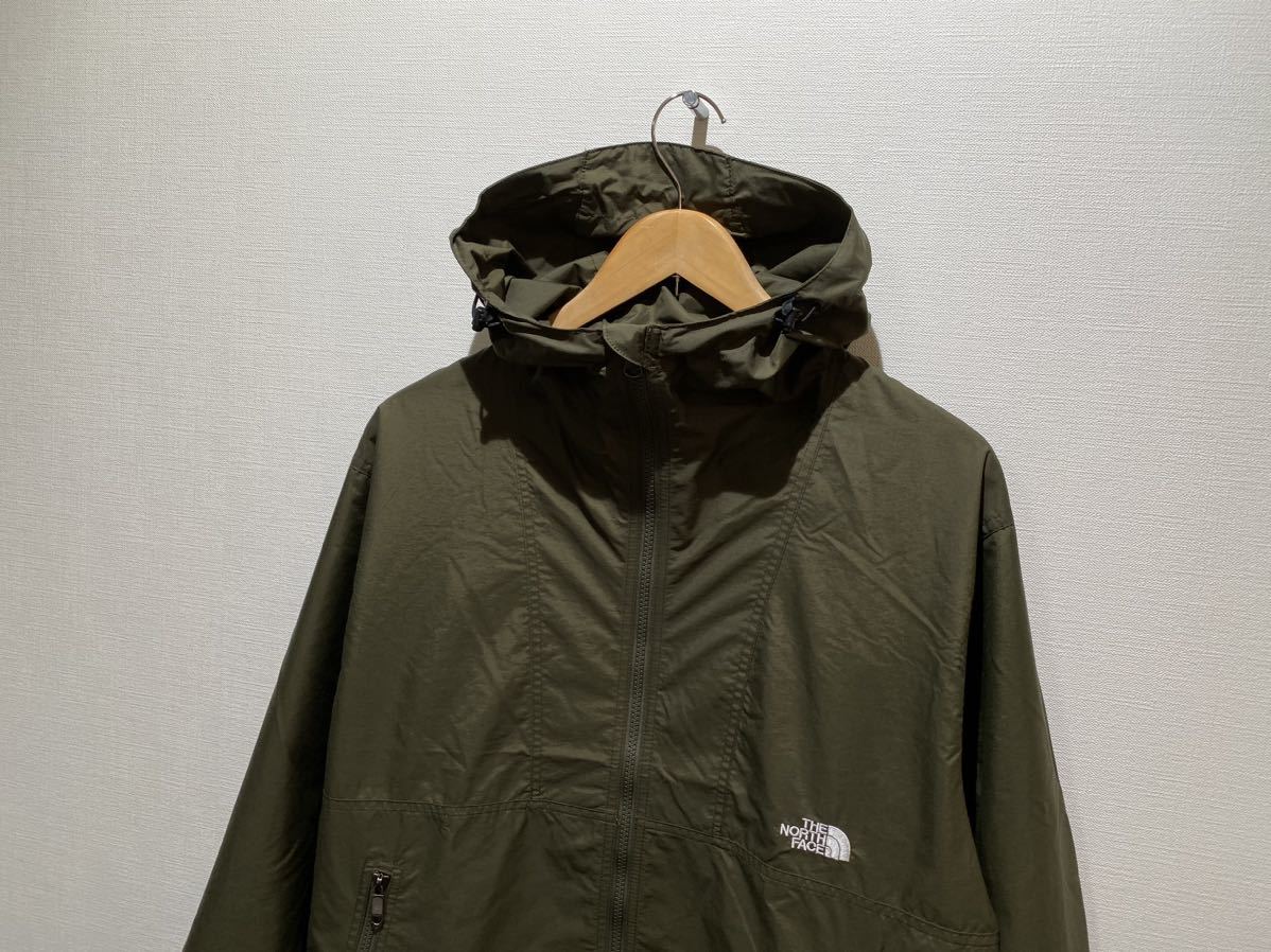 THE NORTH FACE ノースフェイス コンパクトジャケット sizeM グリーン 