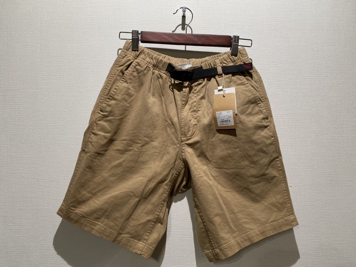 ★ グラミチ GRAMICCI ST-SHORT G107-OGS オーガニックコットン ショートパンツ ハーフパンツ sizeS ベージュ 新品未使用タグ付